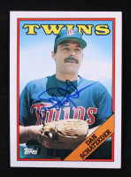 Dan Schatzeder Signed 1988 Topps #218 (JSA) at PristineAuction.com