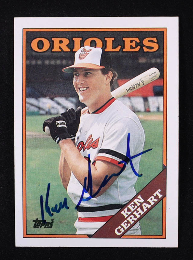 Ken Gerhart Signed 1988 Topps #271 (JSA) at PristineAuction.com Ken Gerhart Signed 1988 Topps #271 (JSA) at PristineAuction.com