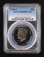 1986-S Kennedy Half Dollar - Deep Cameo Proof (PCGS PR69DCAM) at PristineAuction.com