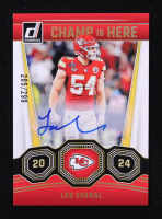 Leo Chenal 2024 Donruss Champ is Here Autographs #12 #205/299 at PristineAuction.com