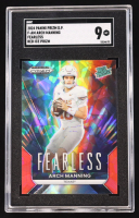 Arch Manning 2024 Panini Prizm Draft Picks Fearless Red Ice Rated Prospect #F-AM RC (SGC 9) at PristineAuction.com