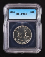 1956 Franklin Half Dollar (ICG PR65) at PristineAuction.com