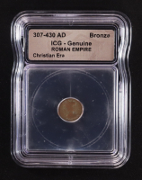 Roman Empire Bronze Coin, Christian Era 307 - 430AD (ICG Genuine) at PristineAuction.com
