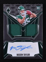 Mason Taylor 2025 Panini Phoenix Dual Rookie Patch Autographs #12 #149/249 RC at PristineAuction.com