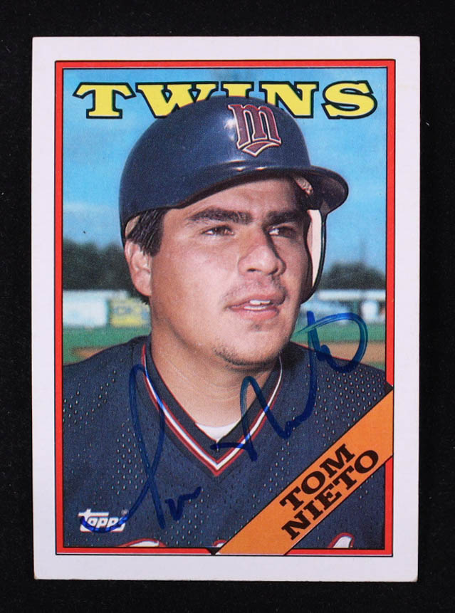 Tom Nieto Signed 1988 Topps #317 (JSA) at PristineAuction.com Tom Nieto Signed 1988 Topps #317 (JSA) at PristineAuction.com