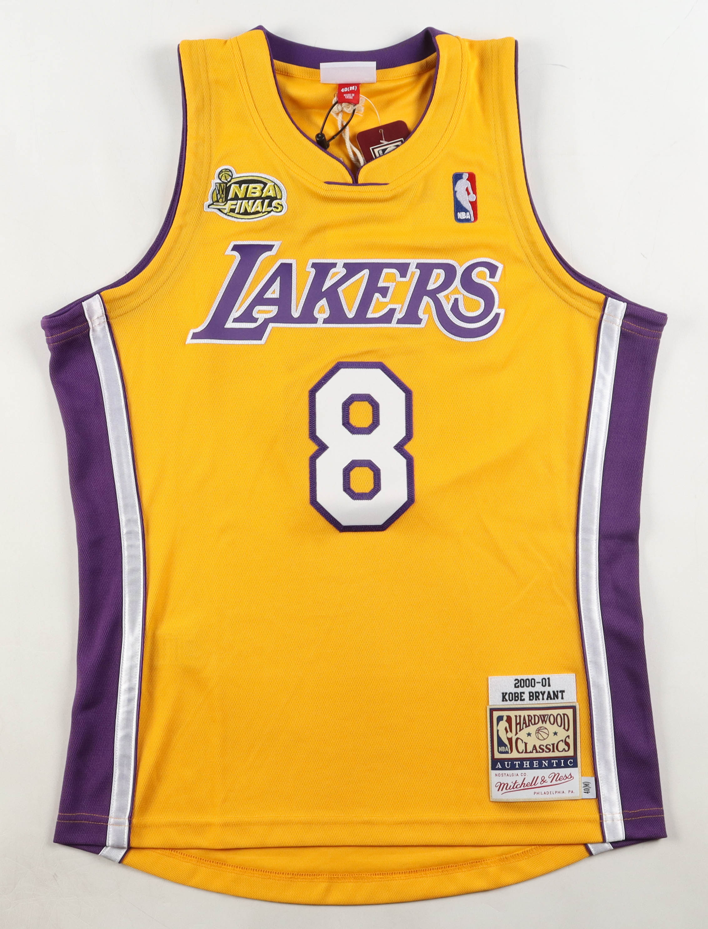 Kobe Bryant Signed Lakers Mitchell & Ness Authentic Jersey With NBA Finals Patch (PSA) at PristineAuction.com Kobe Bryant Signed Lakers Mitchell & Ness Authentic Jersey With NBA Finals Patch (PSA) at PristineAuction.com
