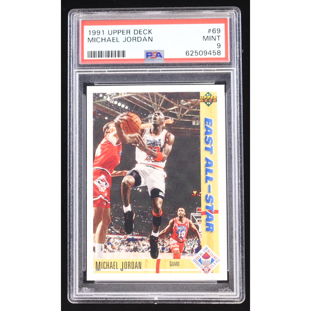 Michael Jordan 1991 Upper Deck All-Star #69 (PSA 9) at PristineAuction.com