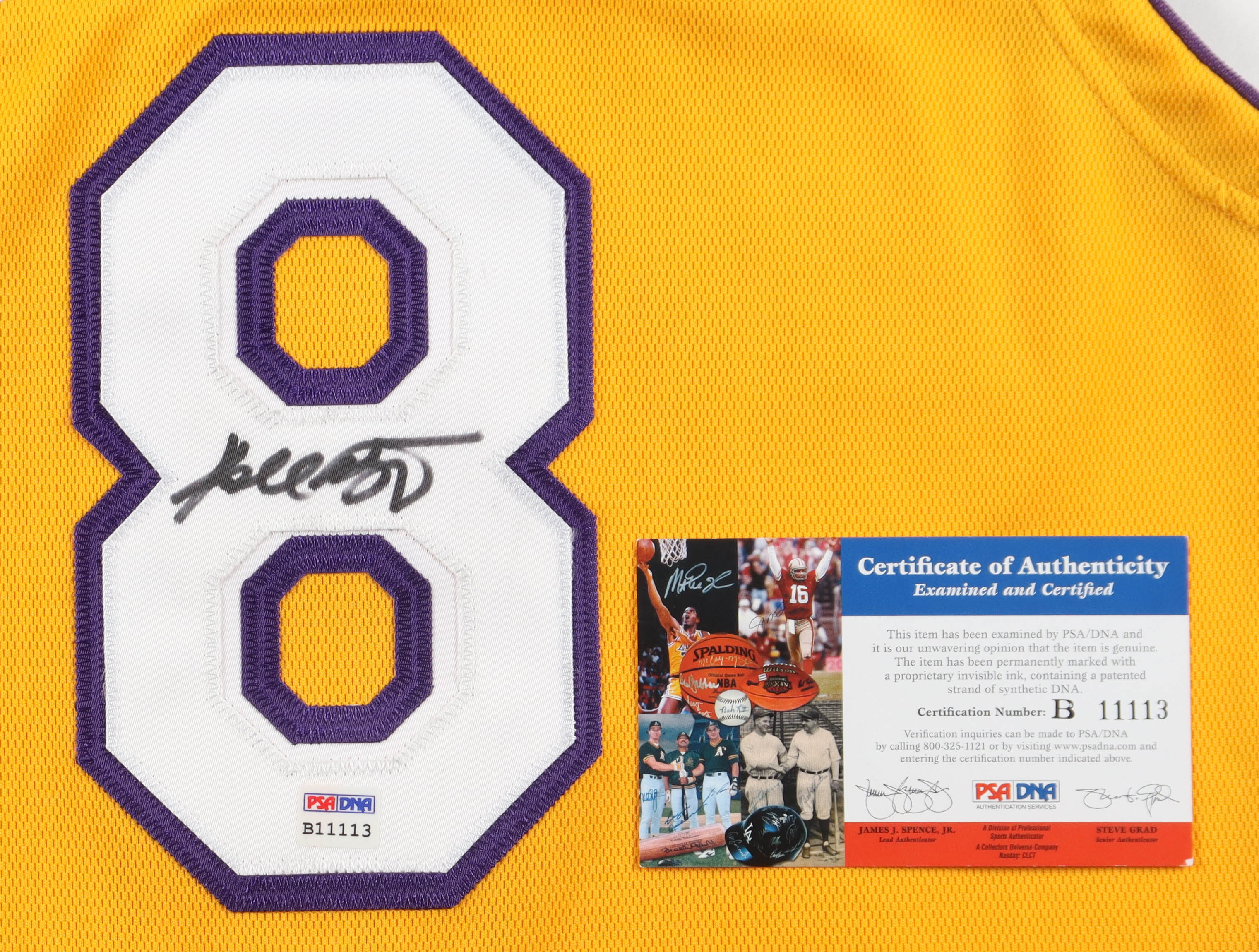 Kobe Bryant Signed LE Lakers Mitchell & Ness Authentic Career Highlight Stat Jersey With NBA Finals Patch (PSA) at PristineAuction.com Kobe Bryant Signed LE Lakers Mitchell & Ness Authentic Career Highlight Stat Jersey With NBA Finals Patch (PSA) at PristineAuction.com