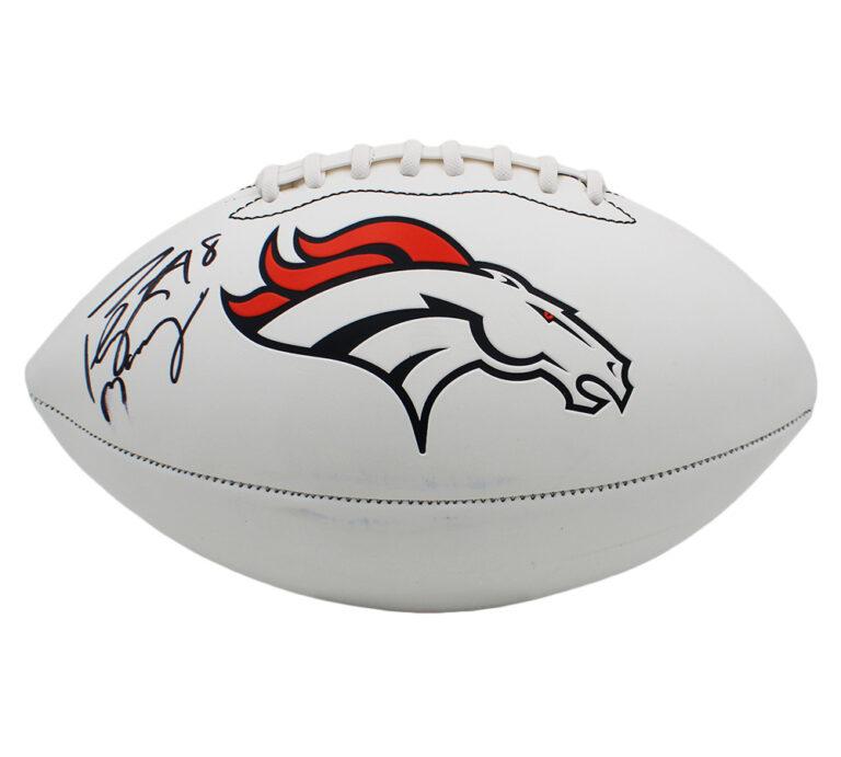 Peyton Manning Signed Broncos Logo Football (Fanatics) at PristineAuction.com Peyton Manning Signed Broncos Logo Football (Fanatics) at PristineAuction.com