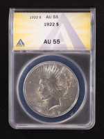 1922 Peace Silver Dollar (ANACS AU55) at PristineAuction.com
