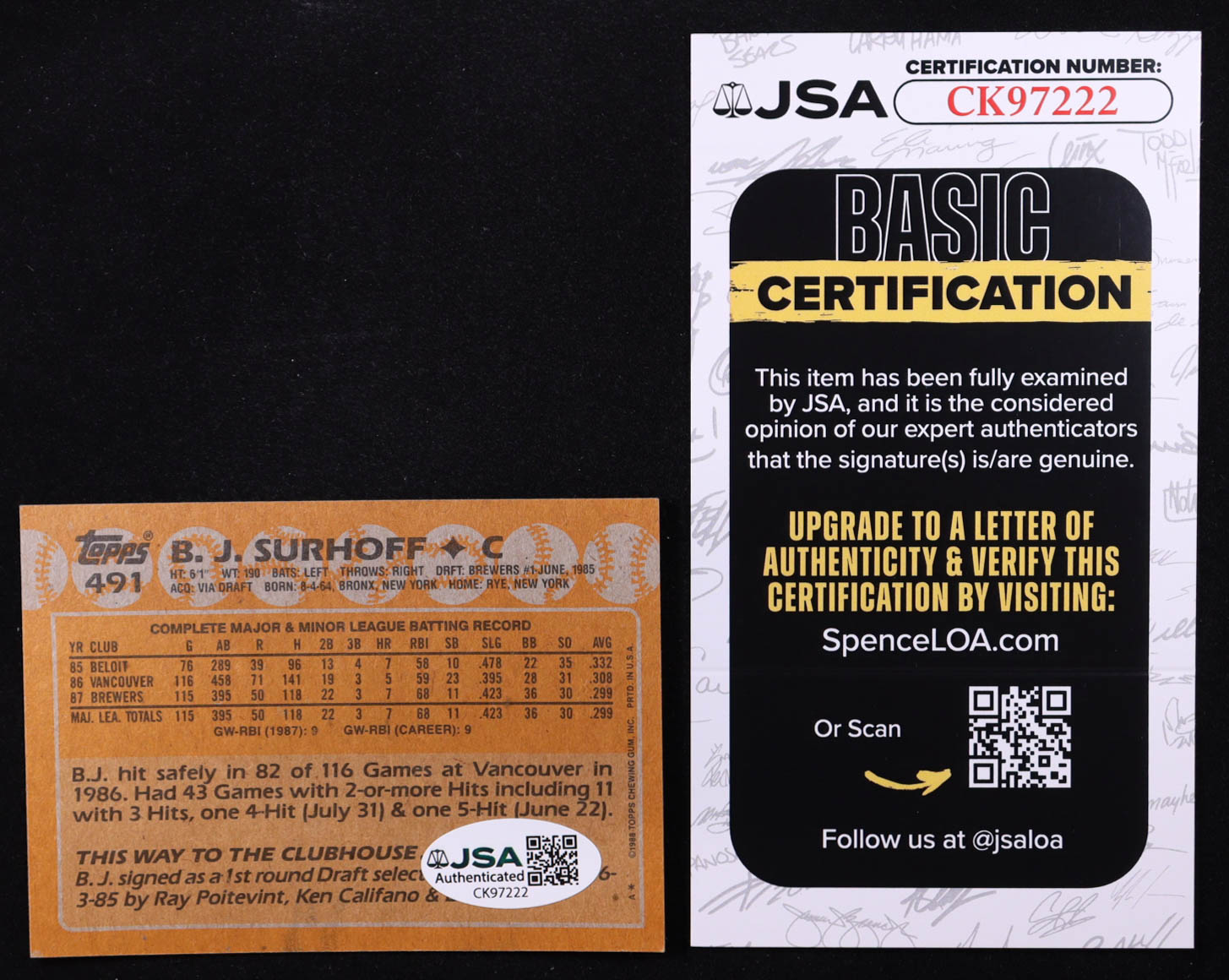 Jamie Quirk Signed 1988 Topps #477 (JSA) at PristineAuction.com Jamie Quirk Signed 1988 Topps #477 (JSA) at PristineAuction.com