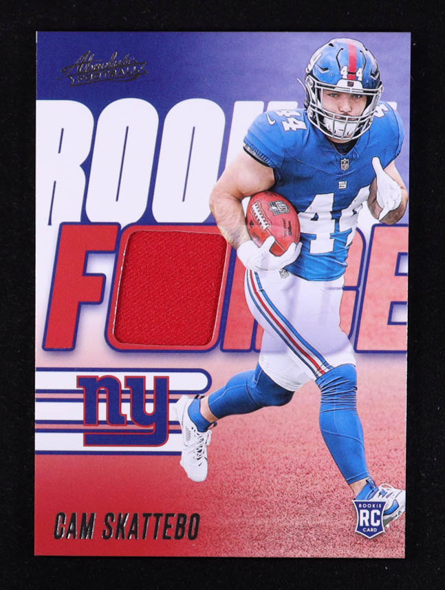 Cam Skattebo 2025 Absolute Rookie Force Jerseys #3 RC at PristineAuction.com Cam Skattebo 2025 Absolute Rookie Force Jerseys #3 RC at PristineAuction.com