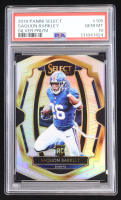 Saquon Barkley 2018 Panini Select Silver Prizm #105 RC (PSA 10) at PristineAuction.com