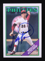 Wally Ritchie Signed 1988 Topps #494 (JSA) at PristineAuction.com