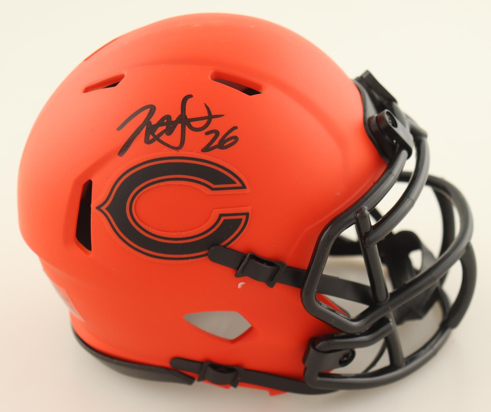 Nahshon Wright Signed Bears Rave Alternate Speed Mini Helmet (JSA) at PristineAuction.com Nahshon Wright Signed Bears Rave Alternate Speed Mini Helmet (JSA) at PristineAuction.com