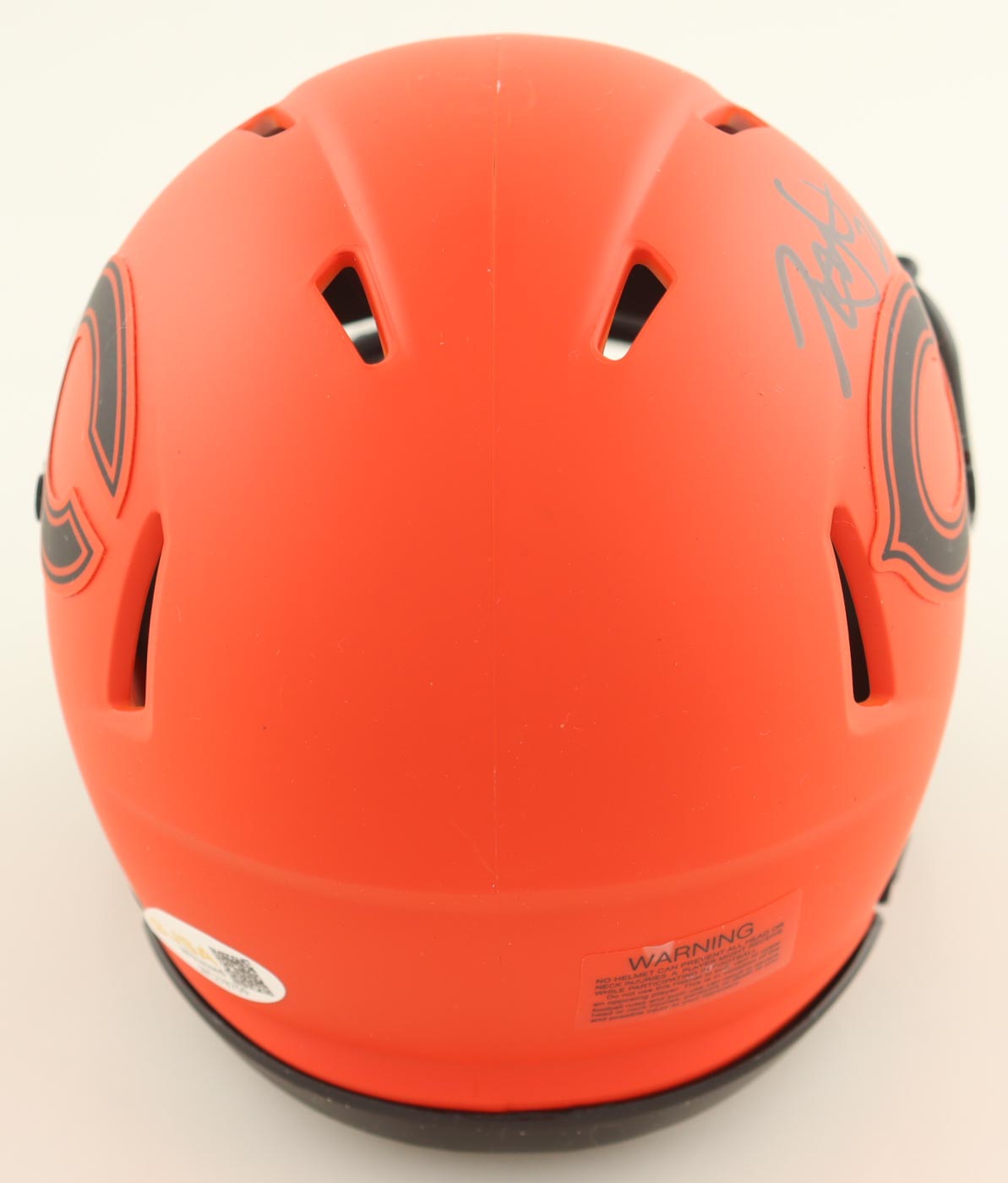 Nahshon Wright Signed Bears Rave Alternate Speed Mini Helmet (JSA) at PristineAuction.com Nahshon Wright Signed Bears Rave Alternate Speed Mini Helmet (JSA) at PristineAuction.com