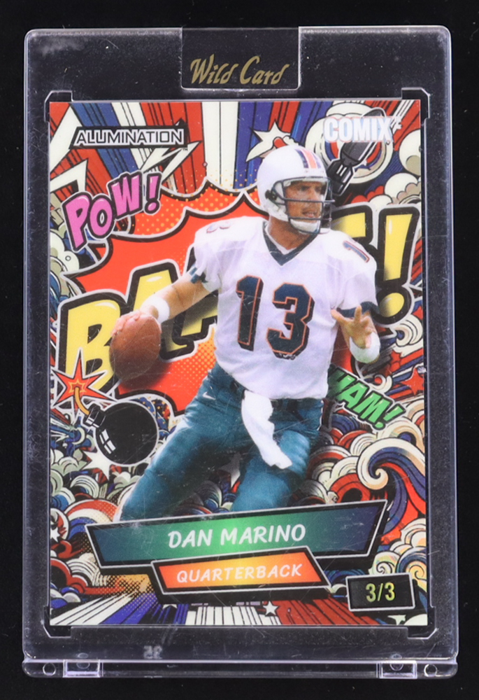 Dan Marino 2024 Wild Card Alumination Comix #AC-DM #3/3 at PristineAuction.com Dan Marino 2024 Wild Card Alumination Comix #AC-DM #3/3 at PristineAuction.com