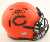 Nahshon Wright Signed Bears Rave Alternate Speed Mini Helmet (JSA) at PristineAuction.com