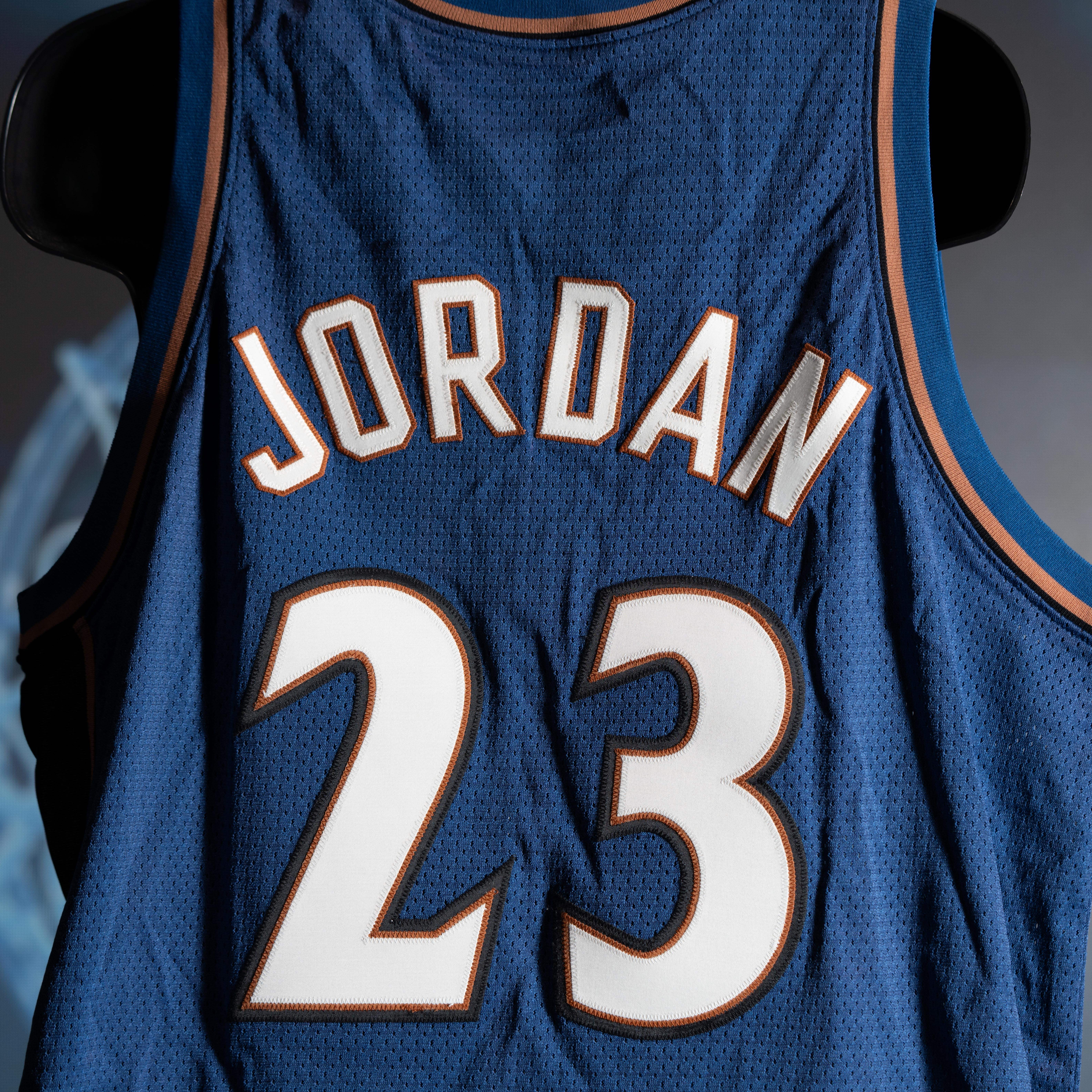 Michael Jordan 2001-2002 Wizards Game-Used Nike Jersey (MEARS) at PristineAuction.com Michael Jordan 2001-2002 Wizards Game-Used Nike Jersey (MEARS) at PristineAuction.com