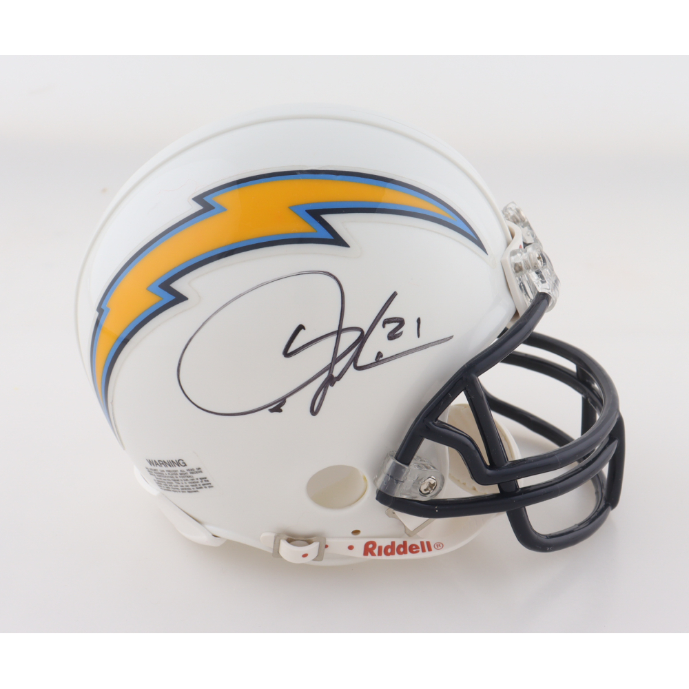 LaDainian Tomlinson Signed Chargers Mini Helmet (Tomlinson) at PristineAuction.com