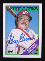 Greg Gross Signed 1988 Topps #518 (JSA) at PristineAuction.com