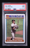 Carlton Fisk 1991 Topps #393 AS (PSA 9) at PristineAuction.com