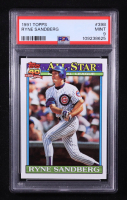 Ryne Sandberg 1991 Topps #398 AS (PSA 9) at PristineAuction.com
