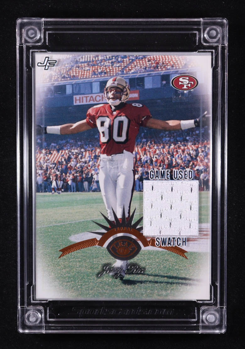 Jerry Rice 2022 Jersey Fusion #JR897 at PristineAuction.com Jerry Rice 2022 Jersey Fusion #JR897 at PristineAuction.com