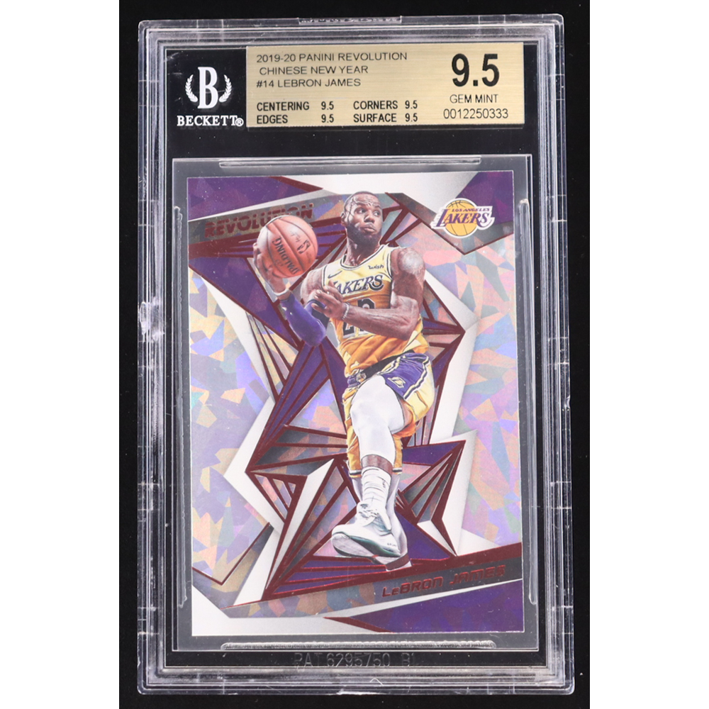 Lebron James 2019-20 Panini Revolution Chinese New Year #14 (BGS 9.5) at PristineAuction.com