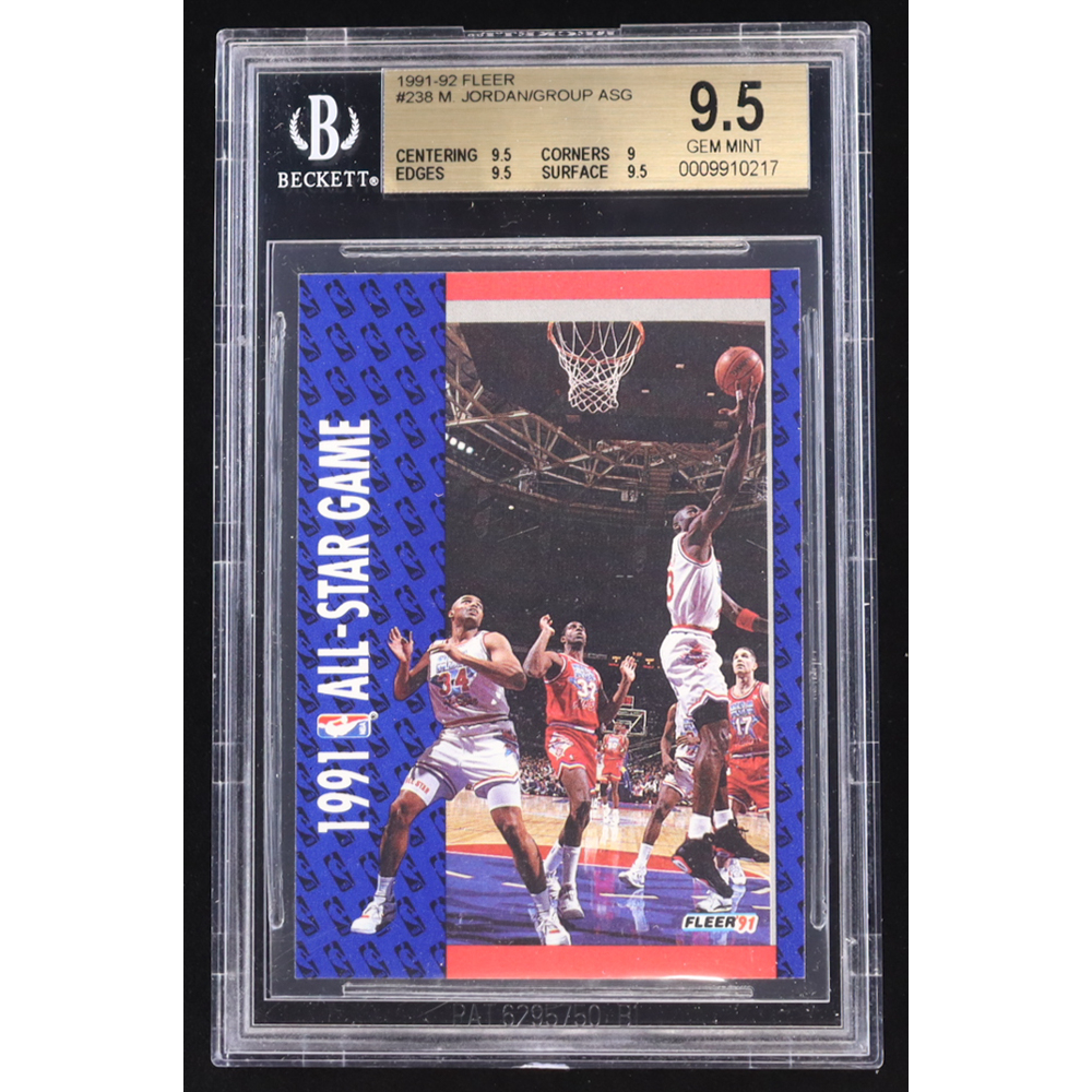 Michael Jordan 1991-92 Fleer All Star Game #238 (BGS 9.5) at PristineAuction.com