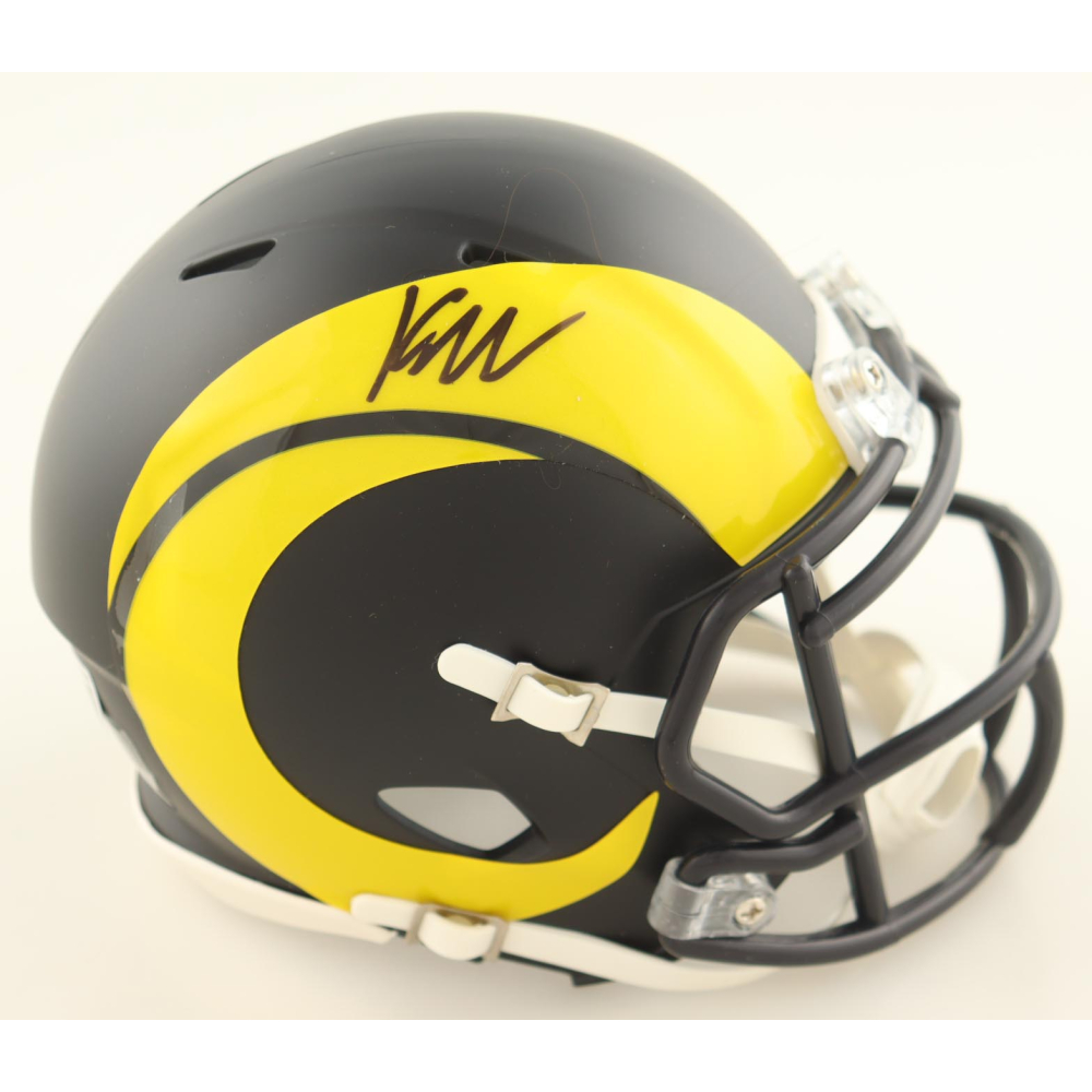 Kyren Williams Signed Rams Eclipse Alternate Speed Mini Helmet (Beckett) at PristineAuction.com