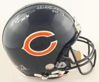 Dick Butkus & Mike Singletary Signed Bears Full-Size Authentic On-Field Helmet Inscribed "HOF 98" & "HOF 79" (JSA) at PristineAuction.com