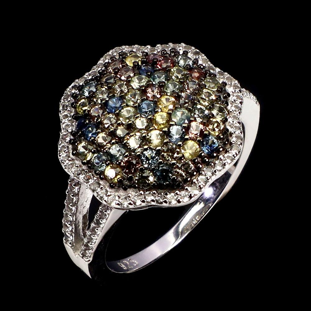 2.00 Carats Multi-Colored Sapphire Ring | $980 Estimated Retail Value (UGL Cert) | Brand New at PristineAuction.com 2.00 Carats Multi-Colored Sapphire Ring | $980 Estimated Retail Value (UGL Cert) | Brand New at PristineAuction.com
