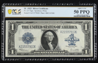 1923 U.S. $1 "Horse Blanket" Silver Certificate - Fr. 237 Signed: Speelman / White (PCGS About Unc 50 PPQ) at PristineAuction.com