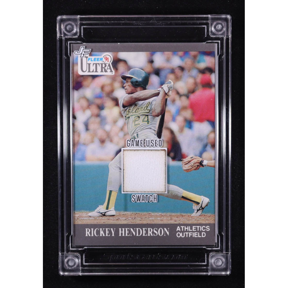 Rickey Henderson 2024 Jersey Fusion Baseball #RH902 at PristineAuction.com