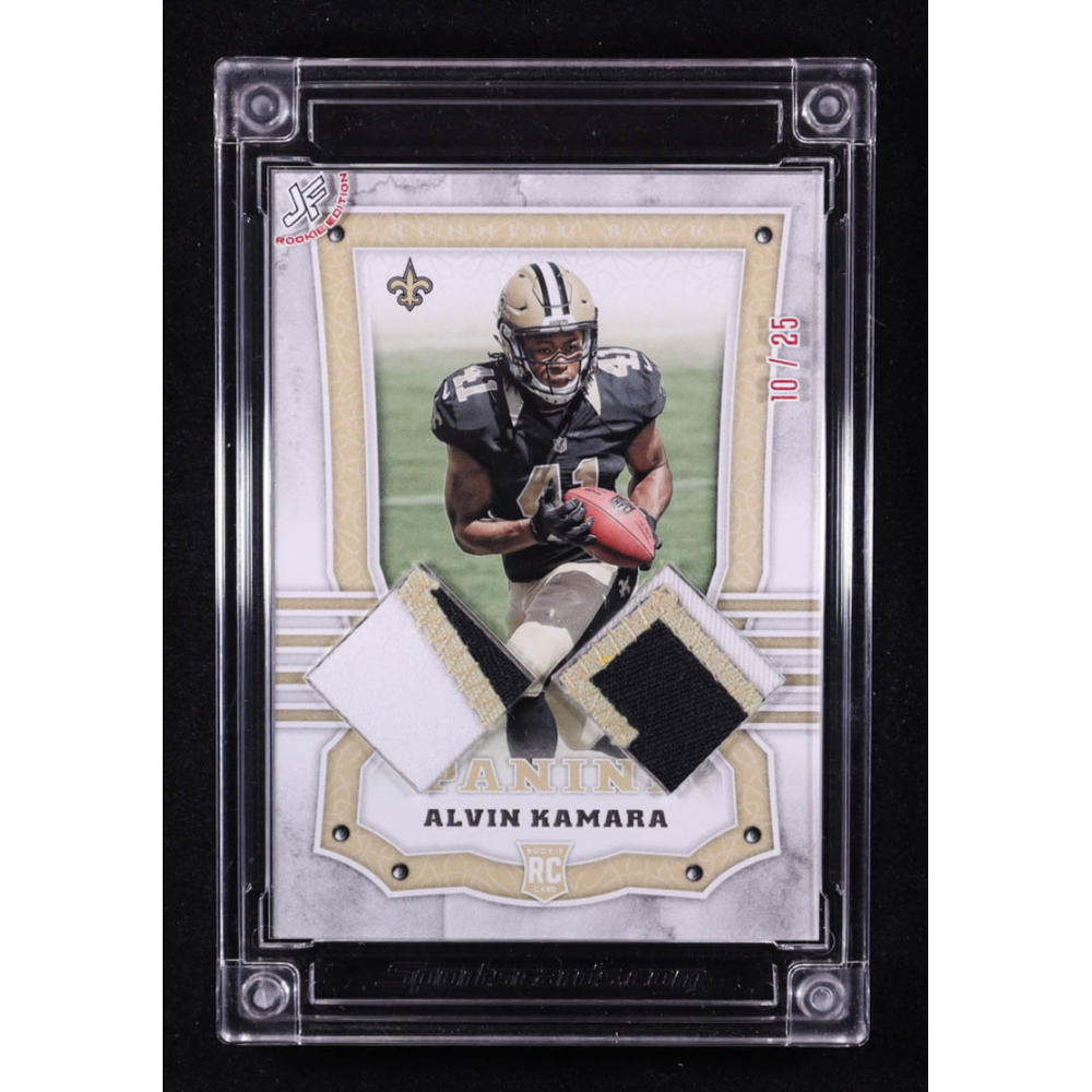 Alvin Kamara 2024-25 Jersey Fusion Rookie Edition #AK1018 #10/25 at PristineAuction.com
