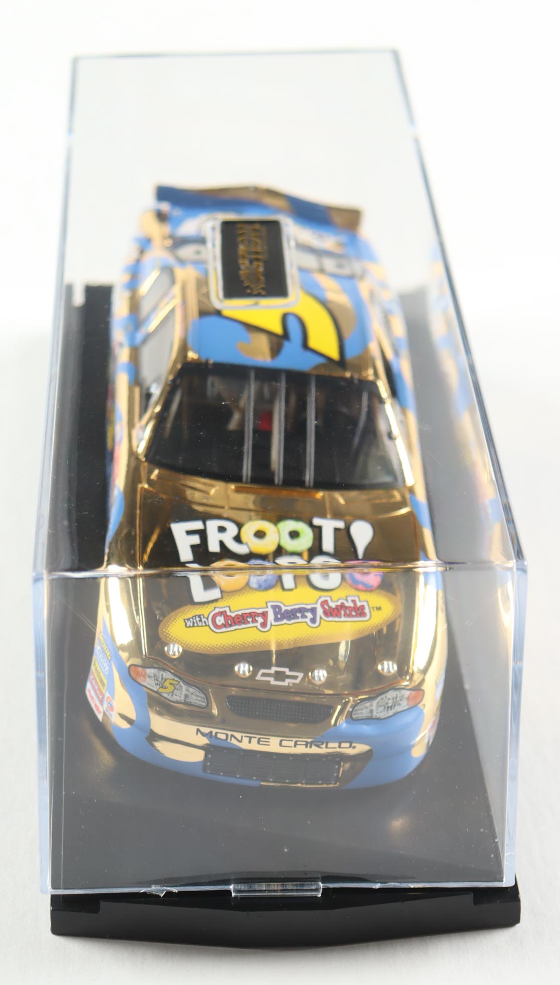 Terry Labonte NASCAR #5 Kellogg's / Cherry Berry Swirls 2000 Monte Carlo 1:24 Scale 24kt Gold Die-cast Car at PristineAuction.com Terry Labonte NASCAR #5 Kellogg's / Cherry Berry Swirls 2000 Monte Carlo 1:24 Scale 24kt Gold Die-cast Car at PristineAuction.com