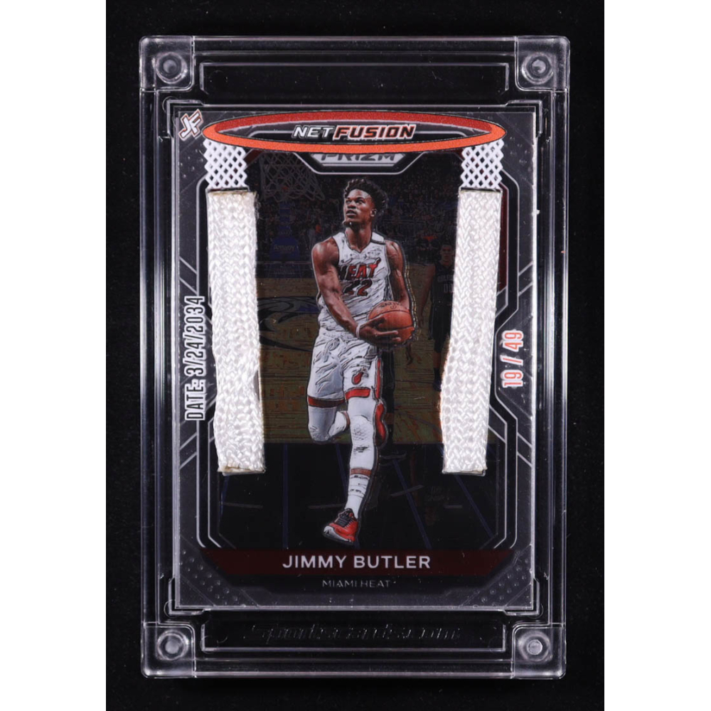 Jimmy Butler 2025 Jersey Fusion Net Fusion #JFNET60 #19/49 at PristineAuction.com