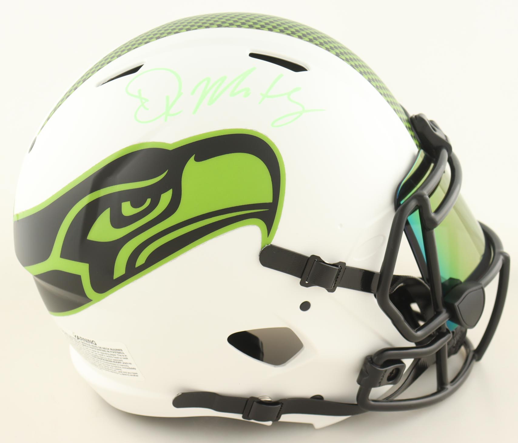D.K. Metcalf Signed Seahawks Lunar Eclipse Alternate Full-Size Authentic On-Field Speed Helmet with Visor (Beckett) at PristineAuction.com D.K. Metcalf Signed Seahawks Lunar Eclipse Alternate Full-Size Authentic On-Field Speed Helmet with Visor (Beckett) at PristineAuction.com