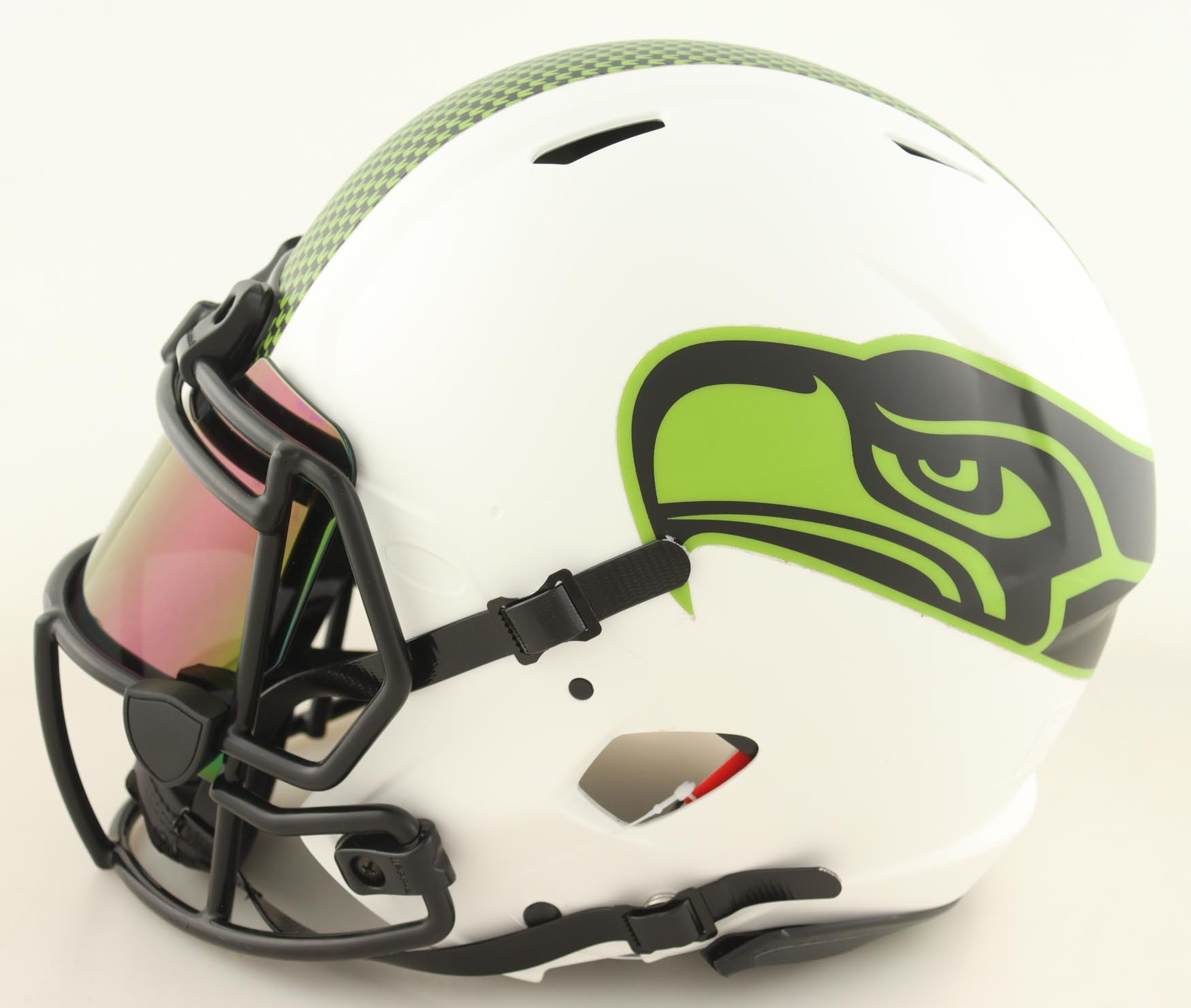 D.K. Metcalf Signed Seahawks Lunar Eclipse Alternate Full-Size Authentic On-Field Speed Helmet with Visor (Beckett) at PristineAuction.com D.K. Metcalf Signed Seahawks Lunar Eclipse Alternate Full-Size Authentic On-Field Speed Helmet with Visor (Beckett) at PristineAuction.com