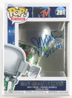 Jeffrey Williams Signed "MTV" #201 MTV Moon Person Funko Pop! Vinyl Figure Inscribed "STS 101" (JSA) at PristineAuction.com