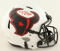 Tank Dell Signed Texans Lunar Eclipse Alternate Full-Size Authentic On-Field Speed Helmet (JSA) at PristineAuction.com