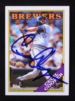 Cecil Cooper Signed 1988 Topps #769 (JSA) at PristineAuction.com