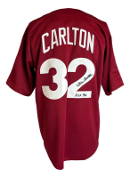 Steve Carlton Signed Jersey Inscribed "HOF 94" (JSA) at PristineAuction.com