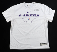 LeBron James Signed Practice-Used 2018-19 Lakers Nike Authentic Practice Shirt (JSA & MEARS) at PristineAuction.com