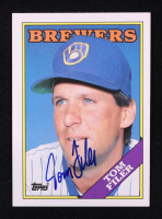 Tom Filer Signed 1988 Topps Traded #37T (JSA) at PristineAuction.com