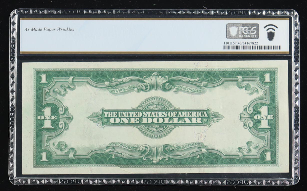 1923 U.S. $1 "Horse Blanket" Silver Certificate - Fr. 237 Signed: Speelman / White (PCGS Extremely Fine 40) at PristineAuction.com 1923 U.S. $1 "Horse Blanket" Silver Certificate - Fr. 237 Signed: Speelman / White (PCGS Extremely Fine 40) at PristineAuction.com