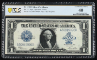 1923 U.S. $1 "Horse Blanket" Silver Certificate - Fr. 237 Signed: Speelman / White (PCGS Extremely Fine 40) at PristineAuction.com