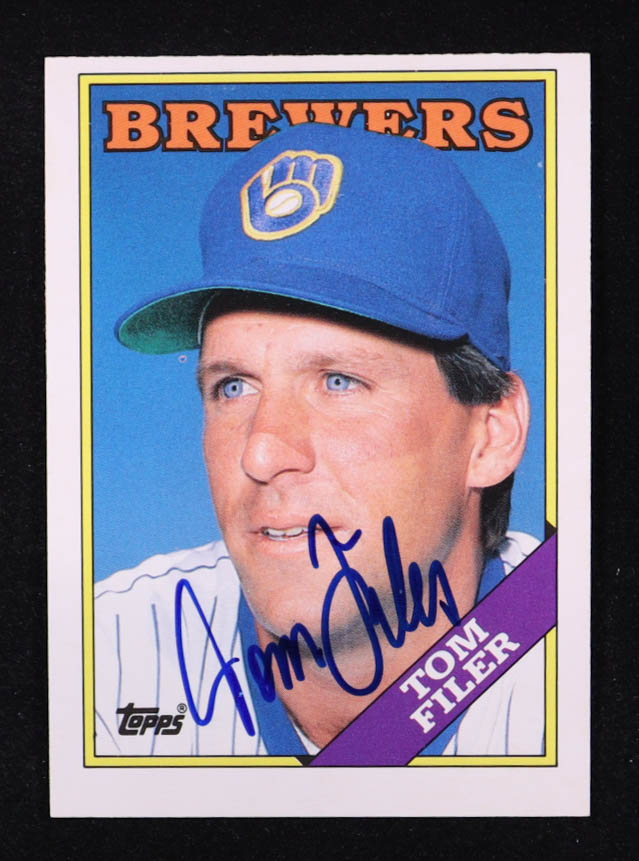 Tom Filer Signed 1988 Topps Traded #37T (JSA) at PristineAuction.com Tom Filer Signed 1988 Topps Traded #37T (JSA) at PristineAuction.com