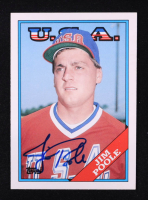 Jim Poole Signed 1988 Topps Traded OLY #88T XRC RC (JSA) at PristineAuction.com